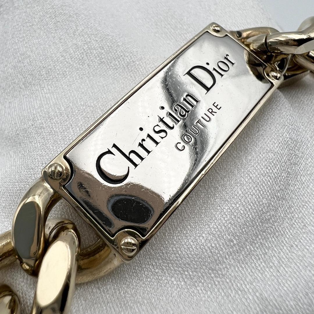 【定価14万・高級】ディオール　Christian Dior メンズ　チェーンリンク　ネックレス　ペンダント