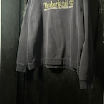 90s Timberland 刺繍スウェット ネイビー ティンバーランド