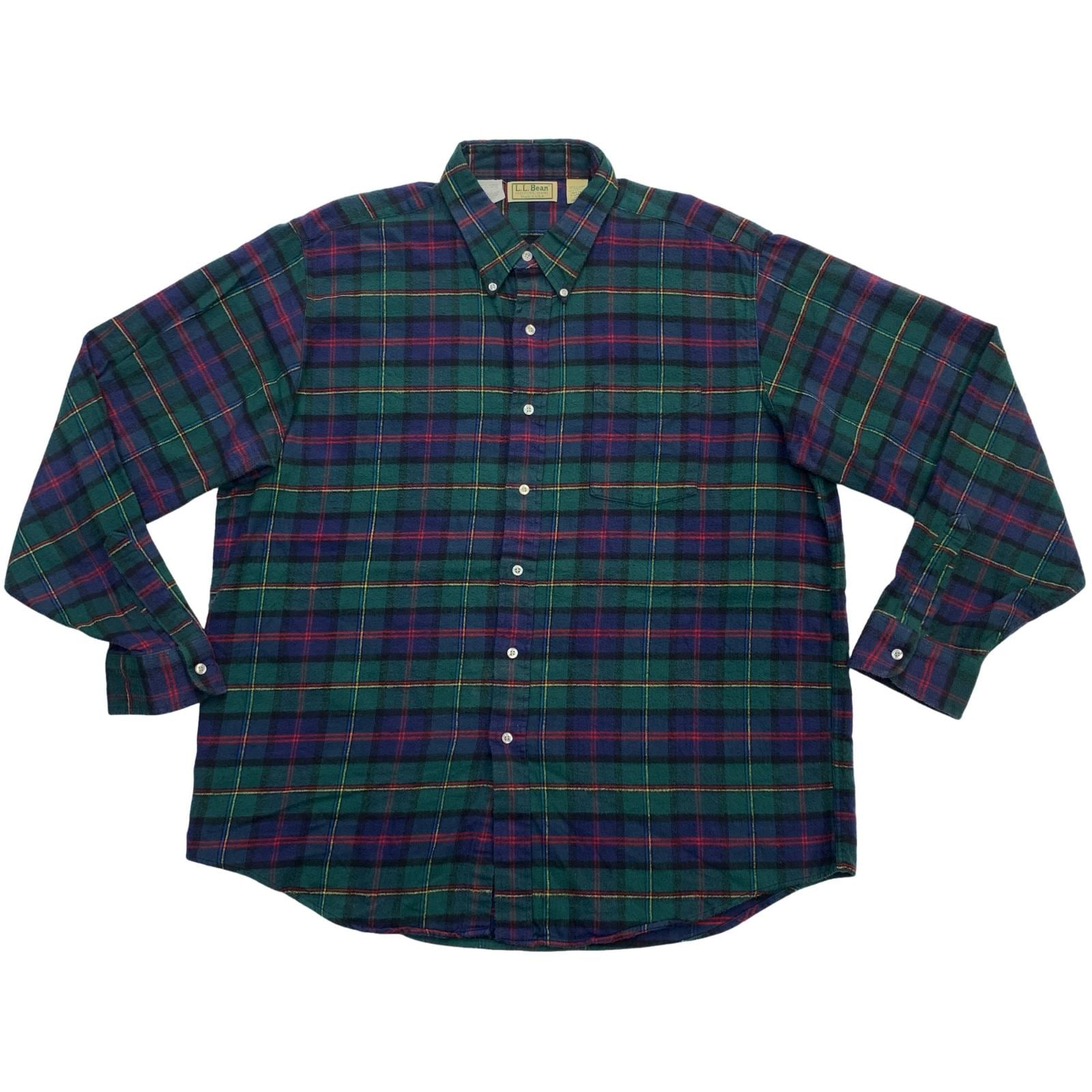 L.L.Bean エルエルビーン 長袖シャツ 90s エルサルバドル製 Sサイズ