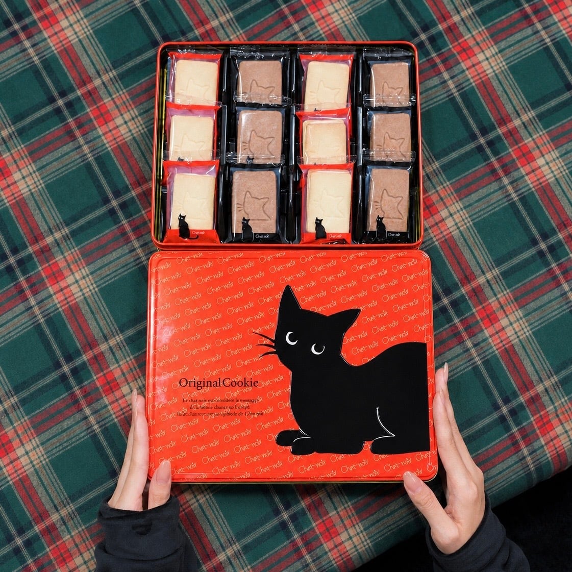 黒猫のOriginalクッキー缶12コ | シャ・ノワールWEBショップ