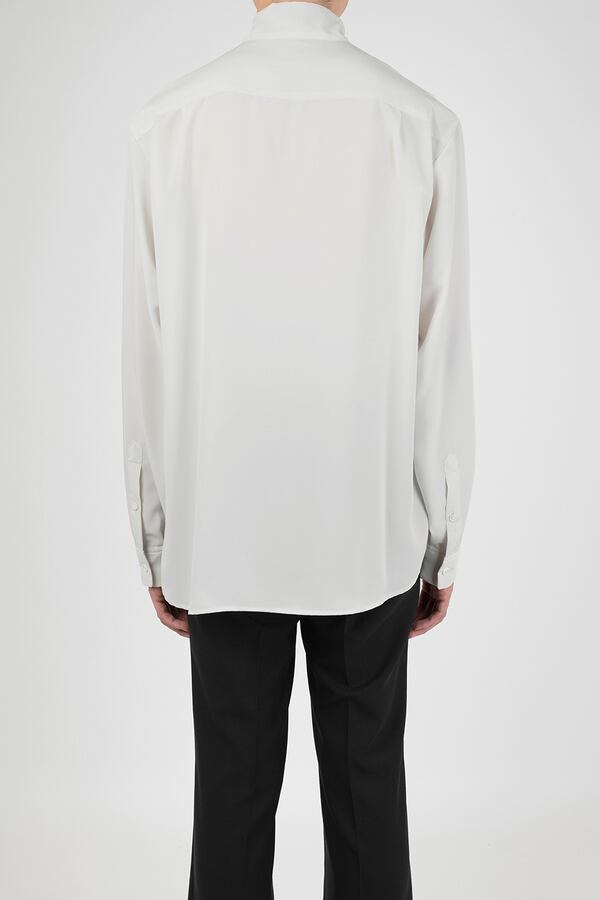 LAD MUSICIAN【ラッドミュージシャン 】DECHINE BOW COLLAR SHIRT (NO