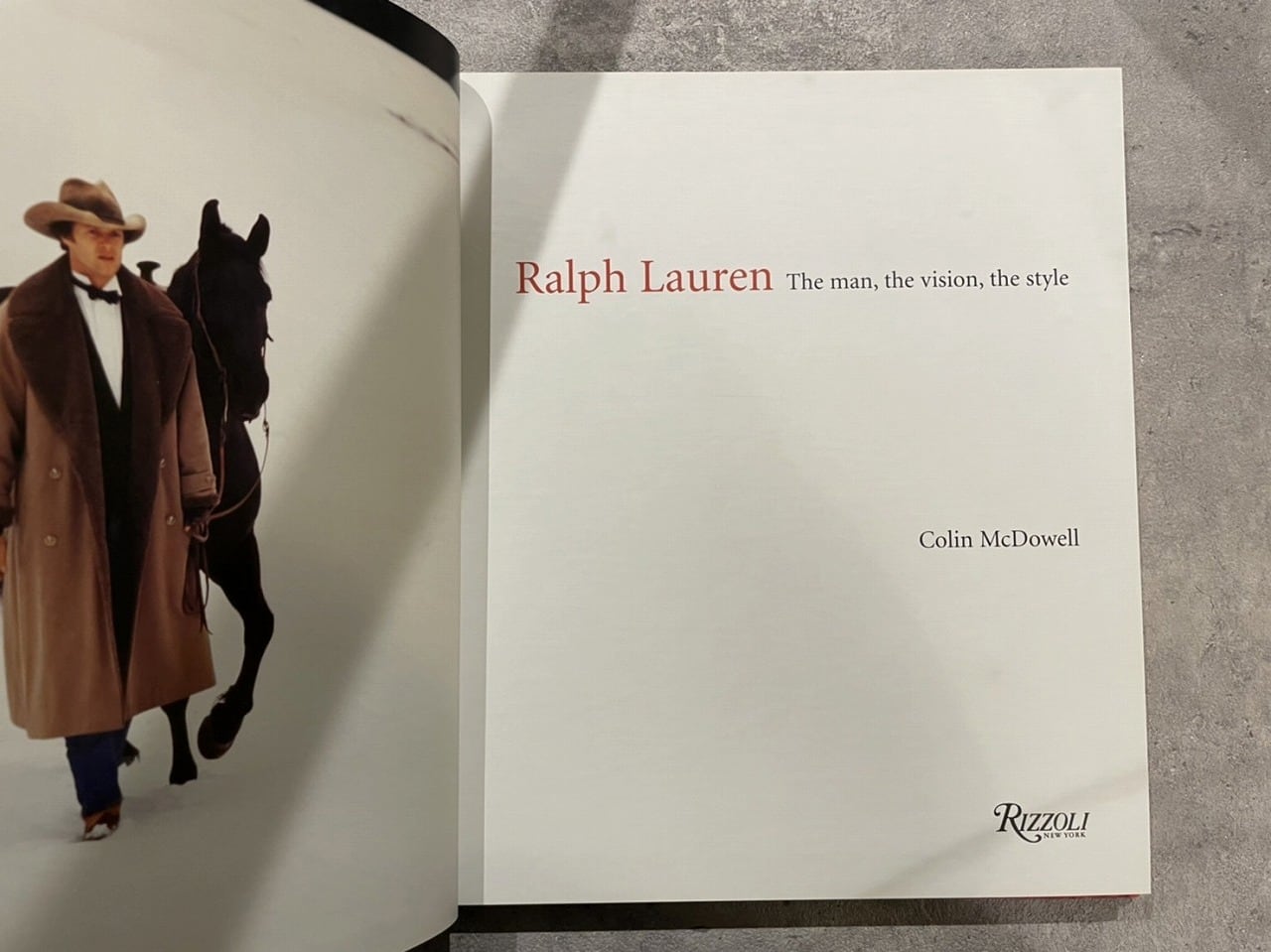 VF230】Ralph Lauren: The Man, the Vision, the Style /visual book