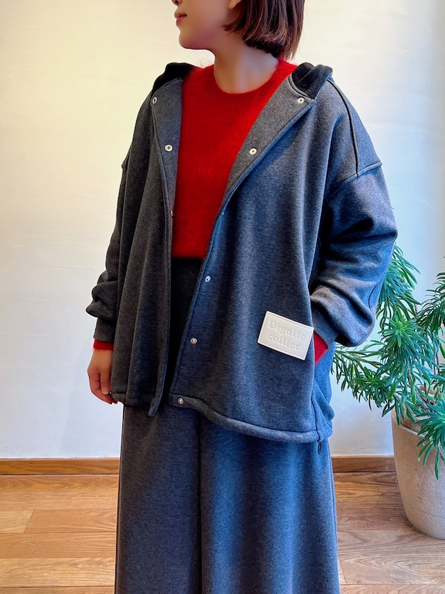 Dignite collier / ボンバーフードブルゾン