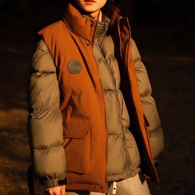 Down vest M12812