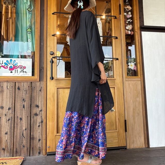 ふんわりペイズリースカート