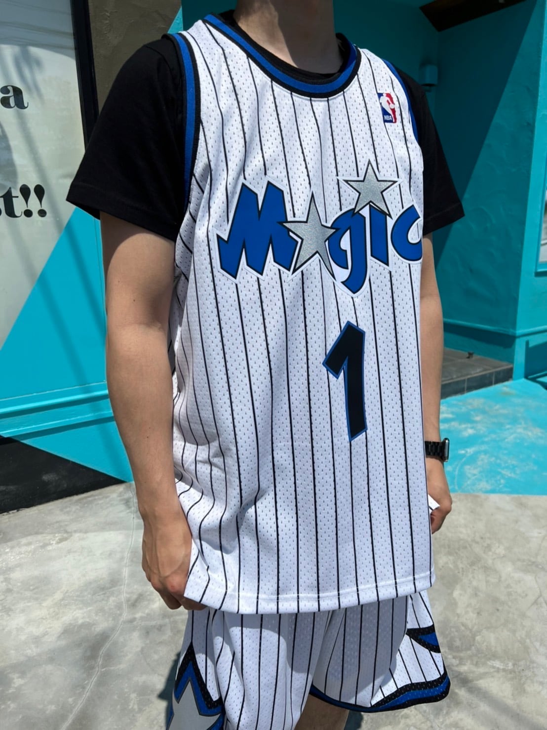 Mitchell ＆ Ness Orlando magic SW‐Jersey ”ANFERNEE HARDAWAY” 1993