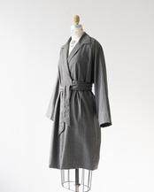 〈Hermès〉Belted Wrap Coat