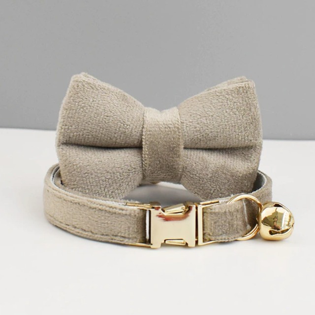 おなまえ猫首輪【モカブラウン×ベルベット】