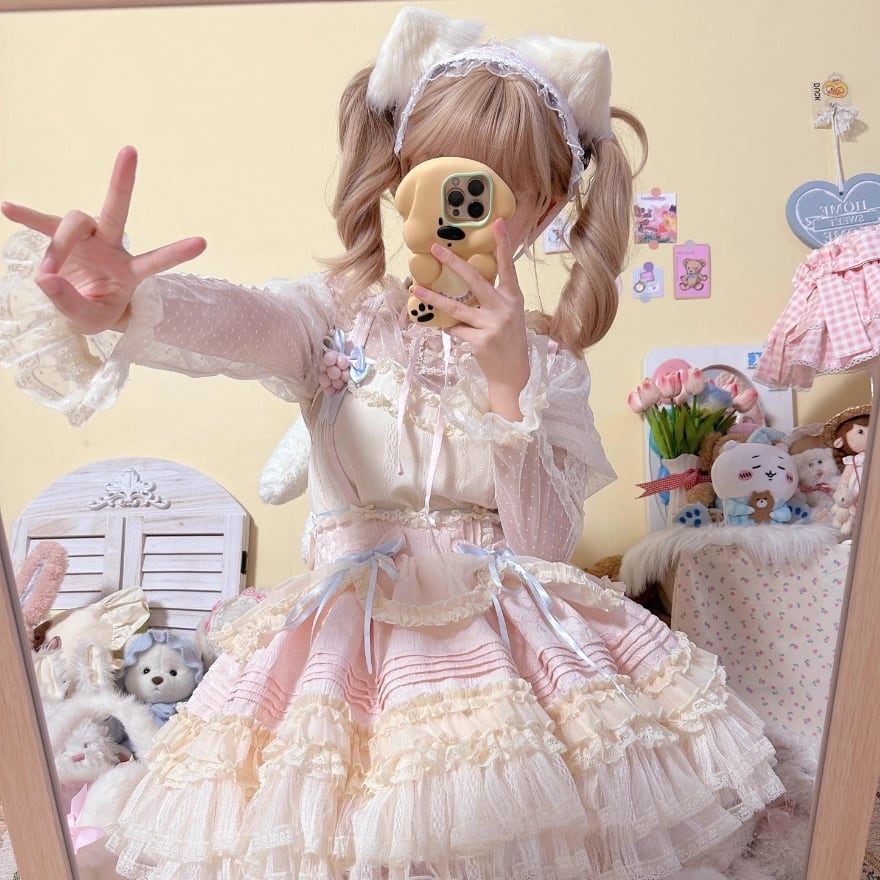 ビスクドール ゴスロリ ドール 創作ビスクドール人形 ロココ調ロング