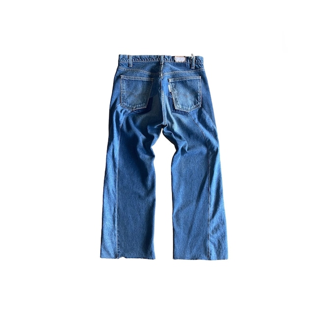 CHANGES / REMAKE wide panel DENIM / blue