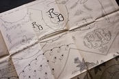 55s フランス LE JOURNAL DES BRODEUSES 手芸と刺繍 新聞c アンティーク