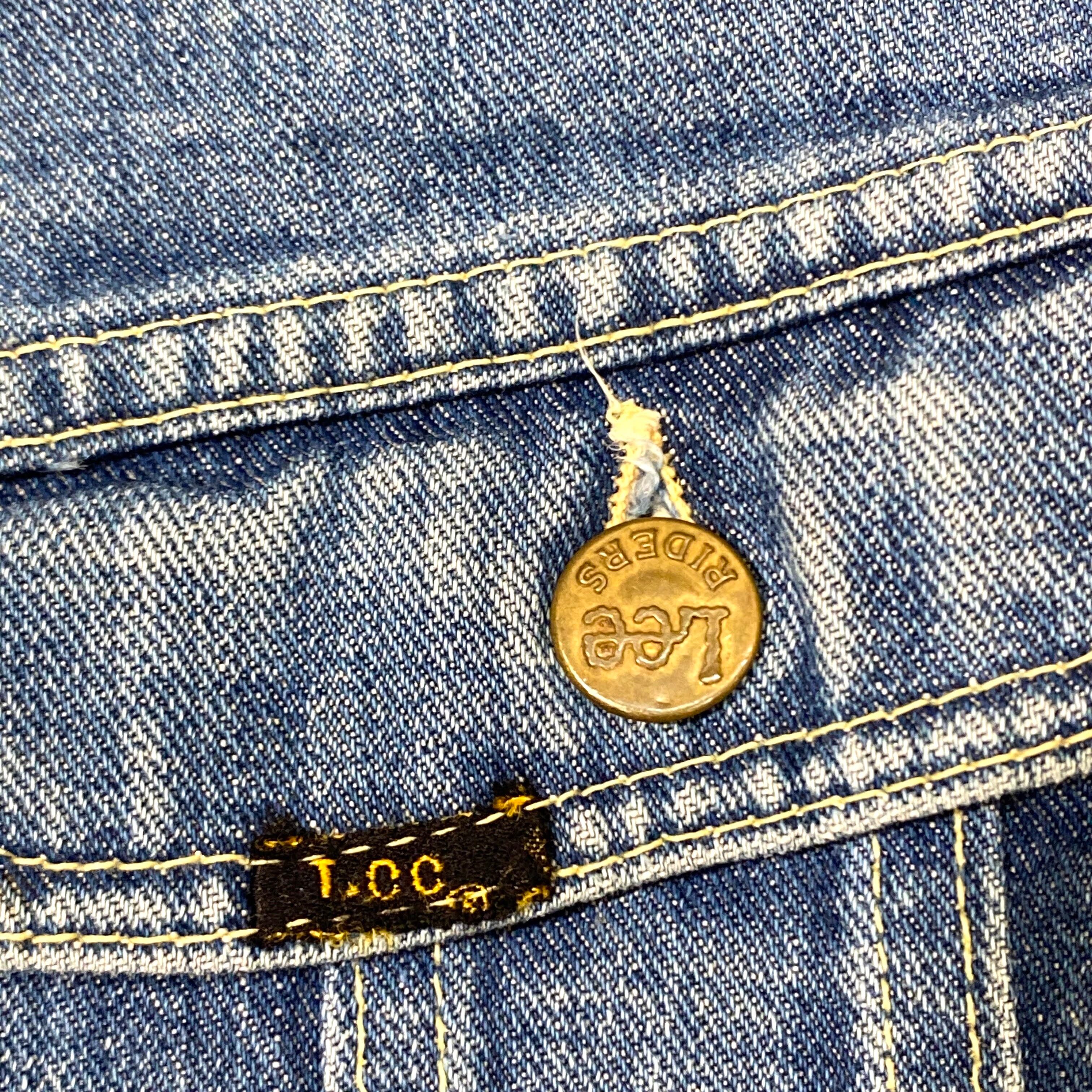 60〜70年代 60〜70s Lee 101-J デニムジャケット 黒タグ ヴィンテージ