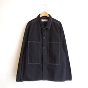 HATSKI  Faux Pullover Denim Shirt