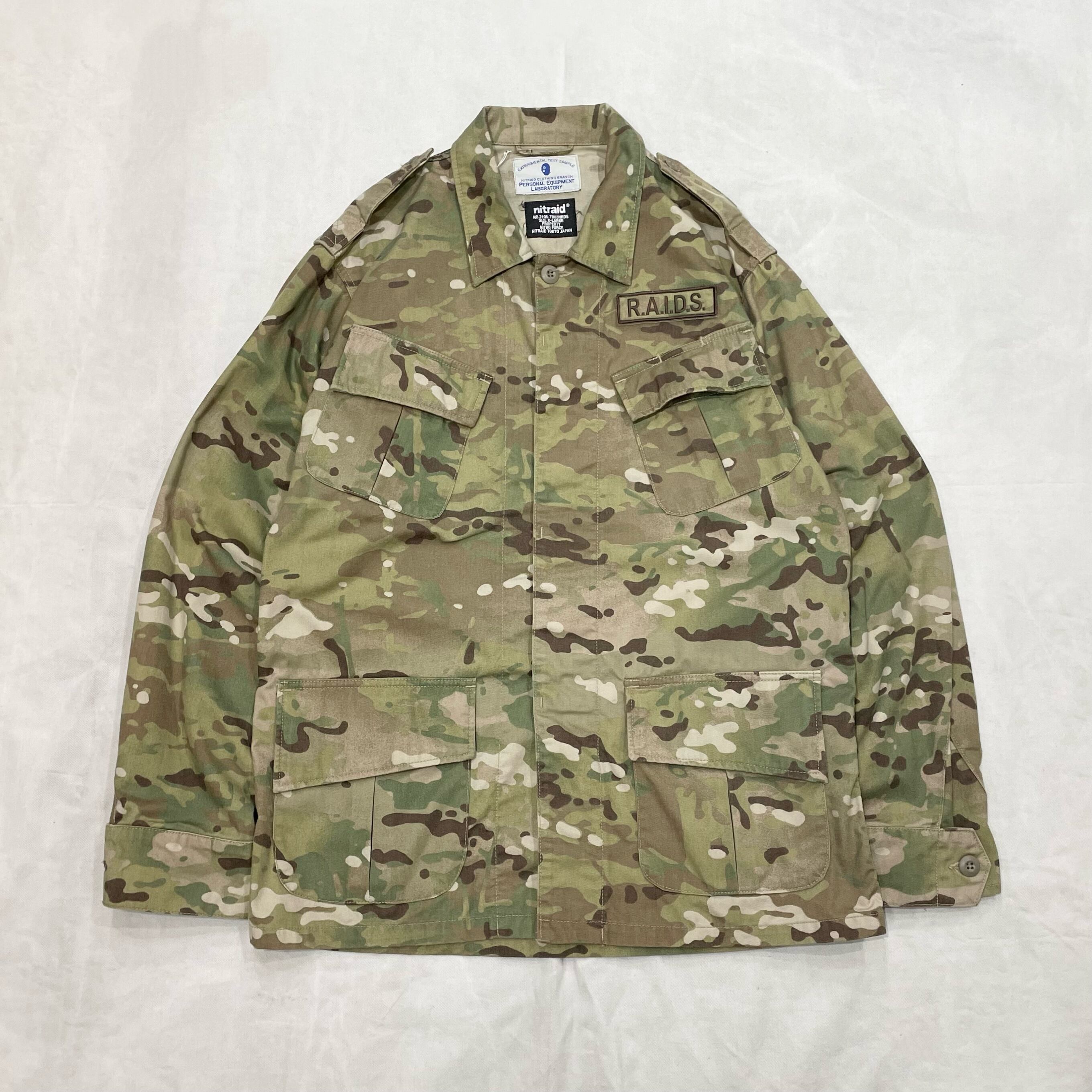 NITRAID / ナイトレイド Camouflage Millitary Jacket サイズXL | Focal
