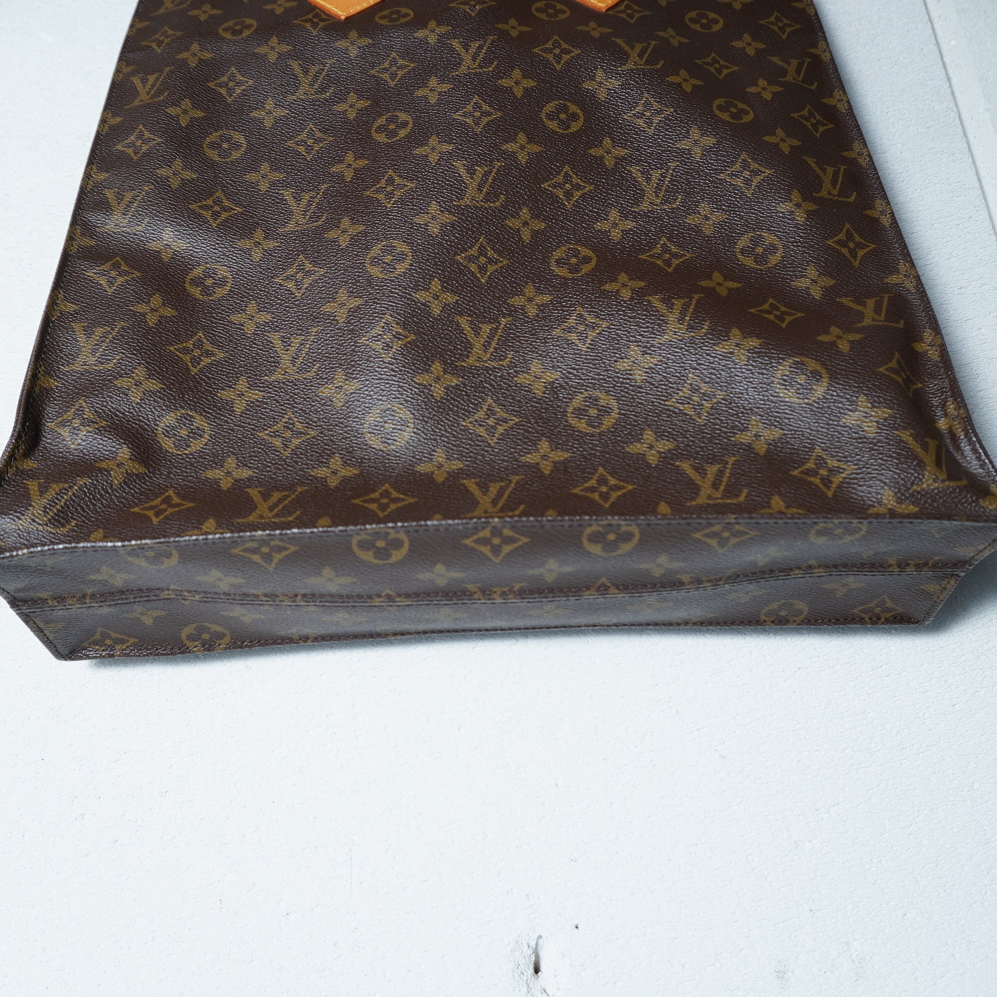 LOUIS VUITTON】ルイヴィトン サックプラモノグラムトートバッグ brown