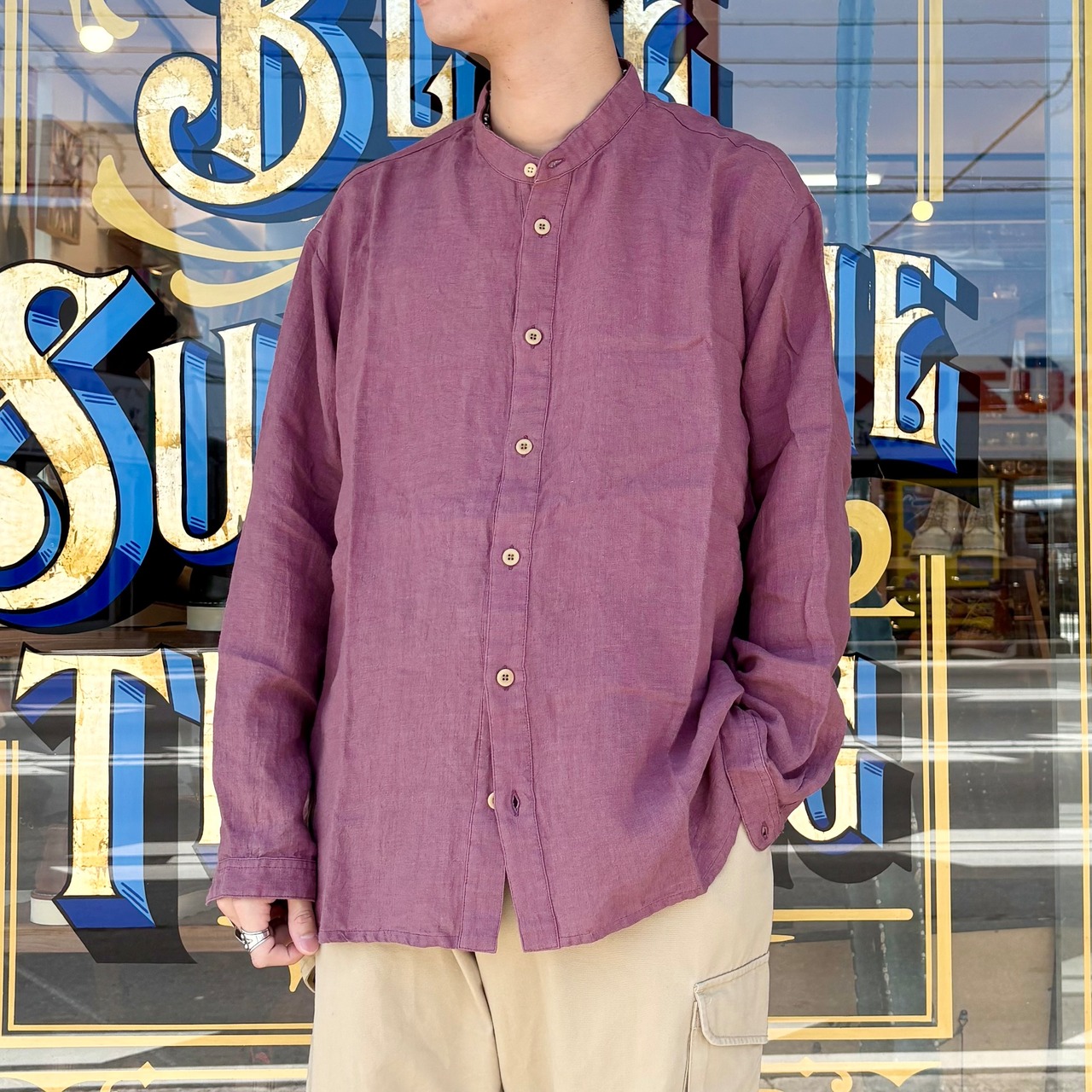ナスングワム【Nasngwam】Liberal Shirts (smoke purple) - 6