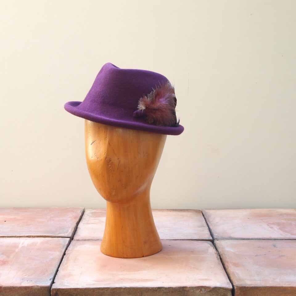 chapeliere sachi (帽子)13 (秋冬物)パープル・ベロア