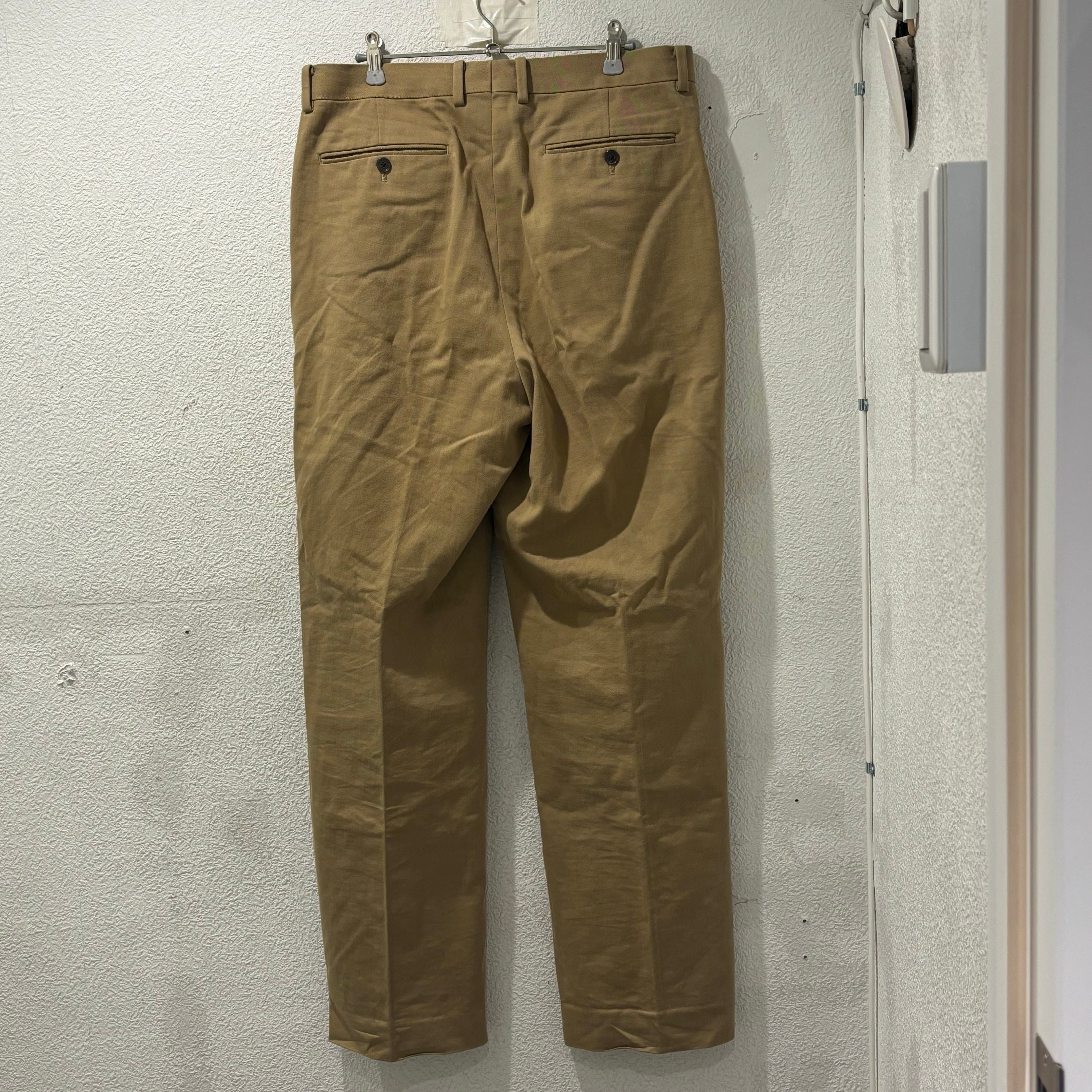 AURALEE オーラリー 23AW WASHED HEAVY CHINO SLACKS スラックスパンツ 