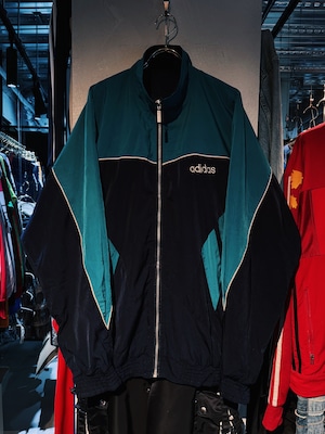 【D4C】"ADIDAS"switching color nylon track jacket