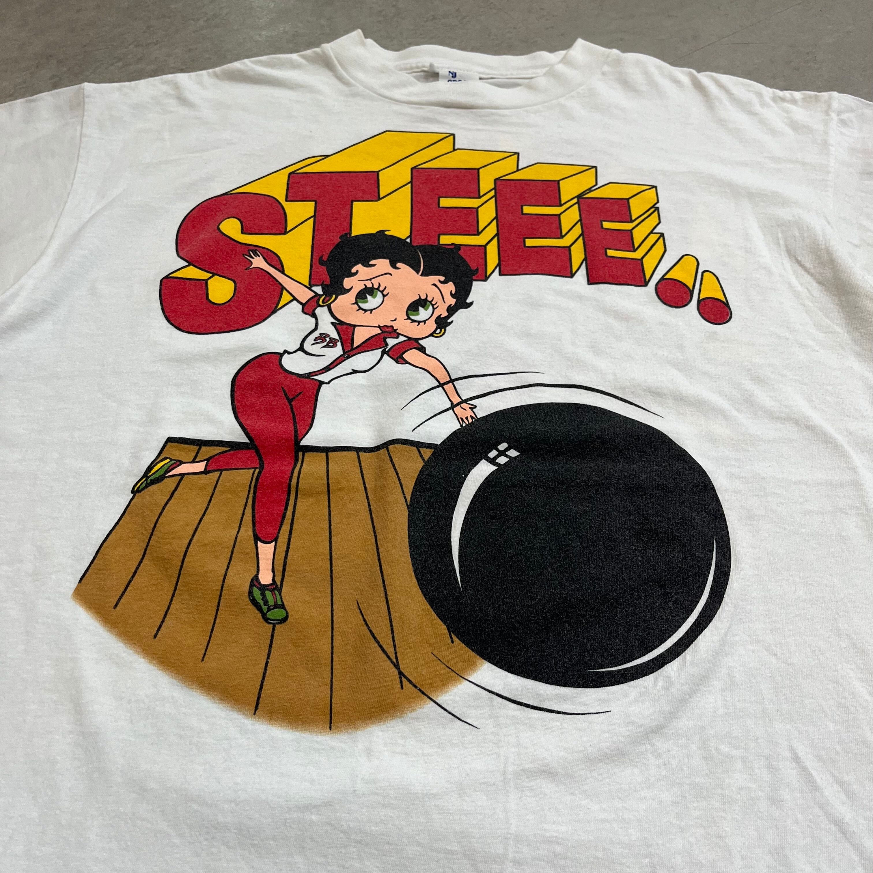 90sヴィンテージUSA製BETTY BOOPプリントTシャツ　サイズXL白