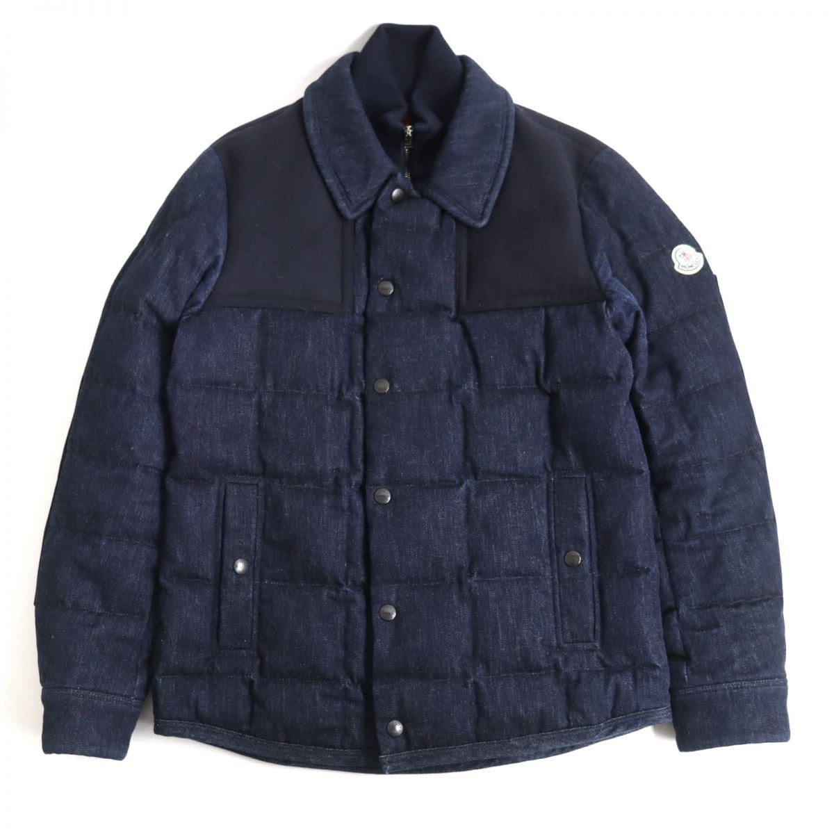 美品◇17-18AW MONCLER モンクレール CLOVIS クロヴィス ロゴワッペン