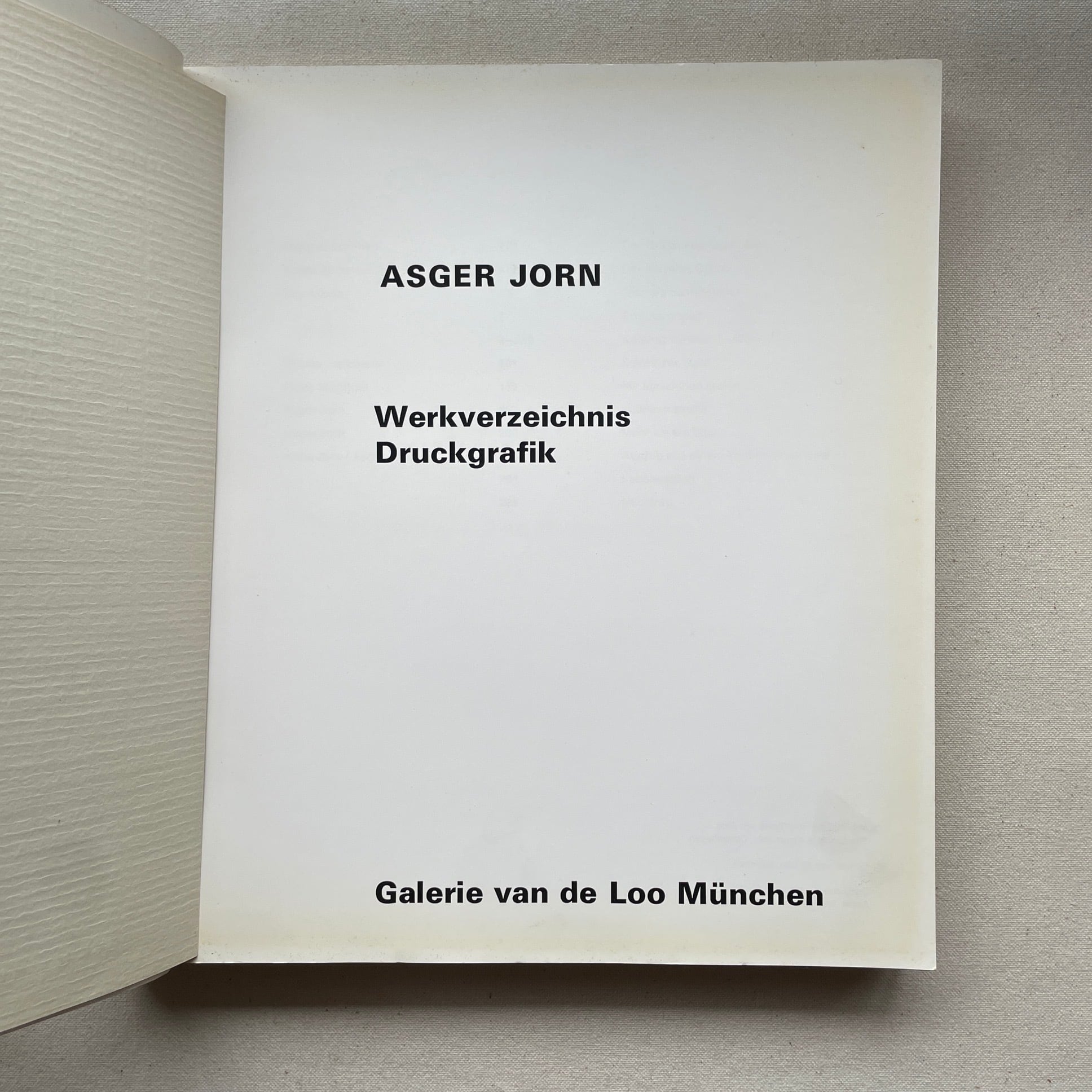 Werkverzeichnis Druckgrafik | Asger Jorn（アスガー ヨルン : 版画