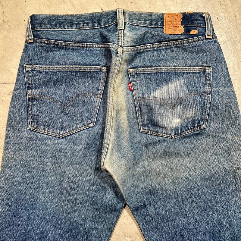 70's Levi's リーバイス 501 66前期 デニム 色落ち良好 刻印6 赤耳