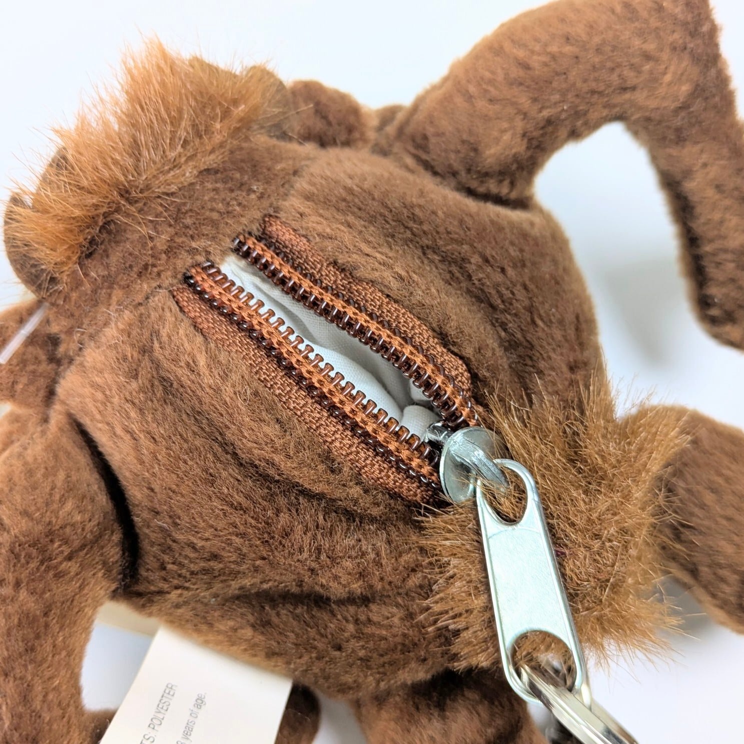 ☆VINTAGE 1999☆【 Looney Tunes ( ルーニーテューンズ )】 タズマニアンデビル / TAZ / ファスナー付きマスコットキーホルダー / ぬいぐるみキーホルダー / コインケース 〚アメリカン雑貨 アメトイ〛