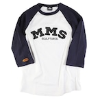 MMS RAGLAN! 3/4 SLEEVE /ホワイトxネイビー