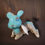 翼の葉影うさぎと小鳥 no.48 turquoise