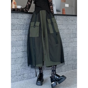 Sheer Layered Cargo Pants / シアー レイヤード カーゴ パンツ