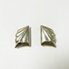 Vintage 925 Silver Modernist Earrings