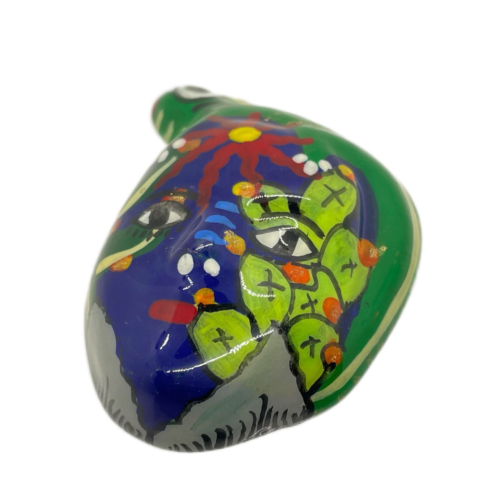 オアハカ 陶器のマグネット トカゲ坊や Oaxaca Cerámica lagarto chico