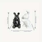 うさぎ ブックエンド ブックスタンド ２個セット ２カラー 本棚 収納 書斎 カフェ 装飾 おしゃれ 北欧