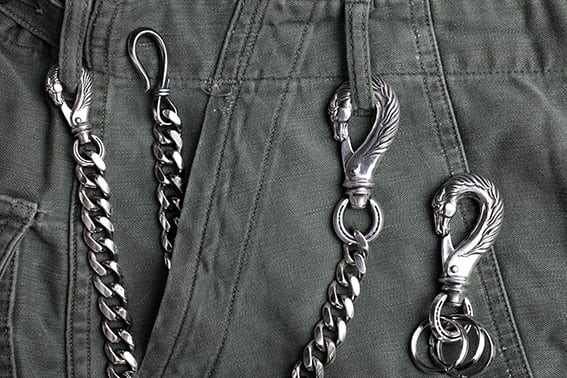 HORSE WALLET CHAIN BRASS (HORSEXHOOK) | Peanuts&Co HORSE WALLET CHAIN BRASS (HORSEXHOOK) | Peanuts&Co