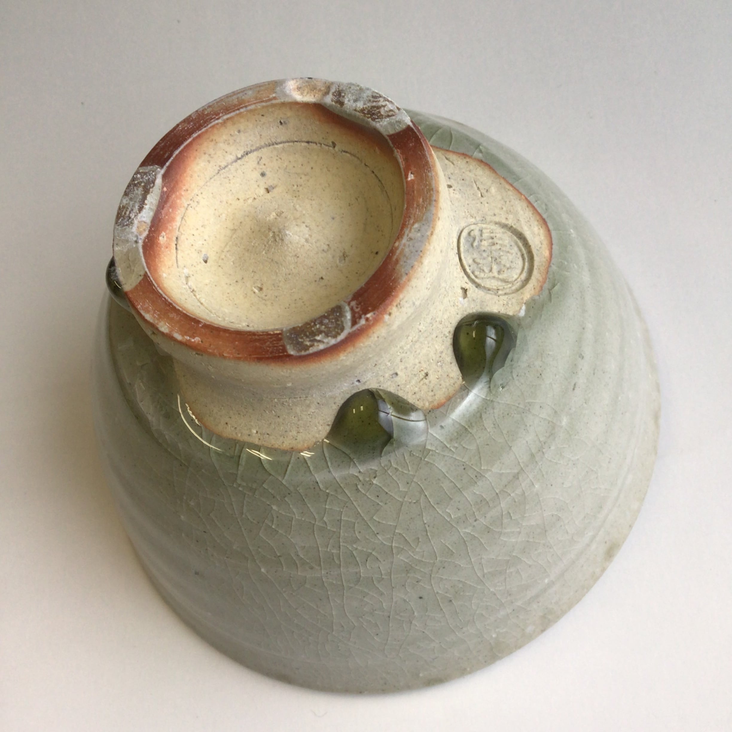 抹茶茶盌 松灰緑釉 井戸型 | （有）勝景庵
