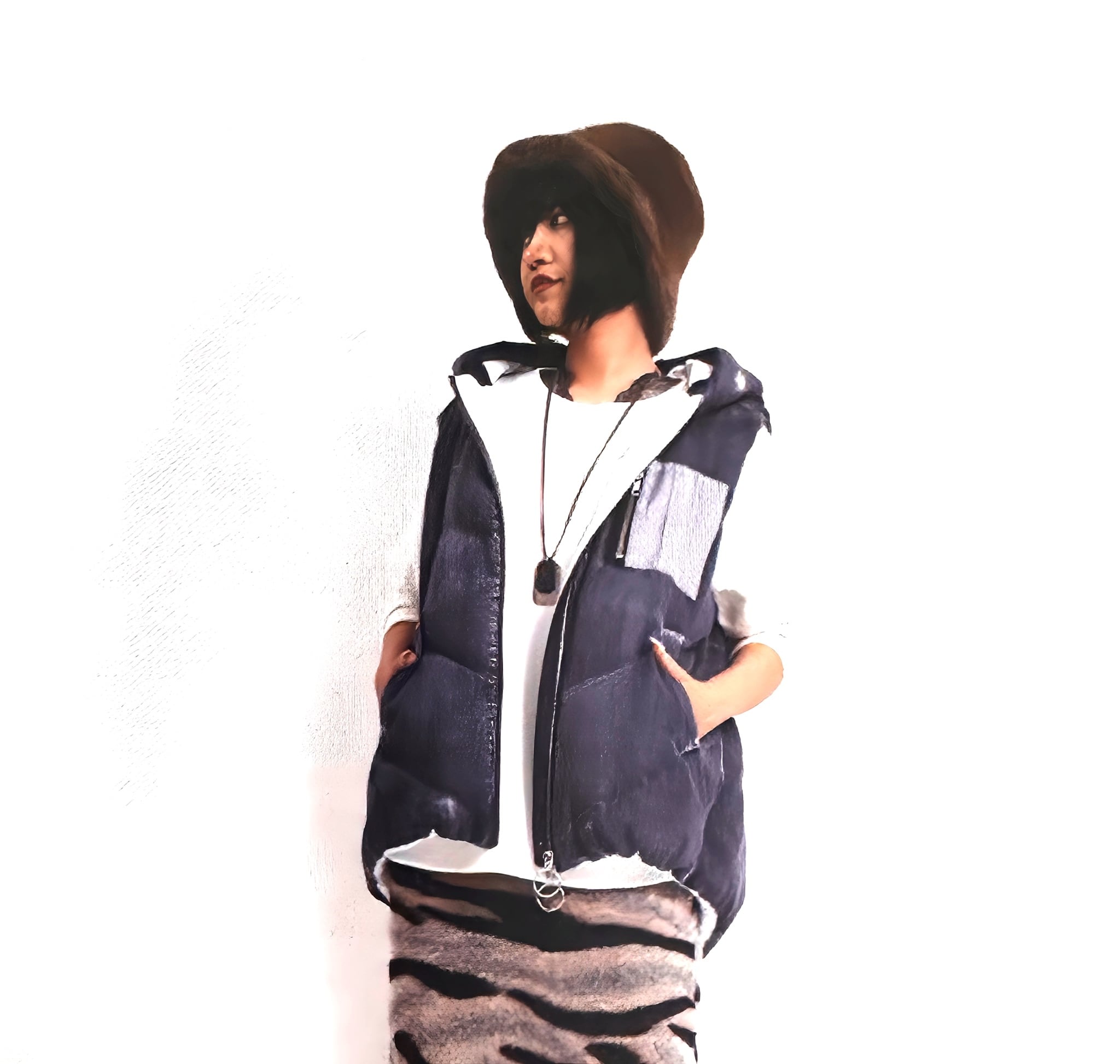 SALE！ayane アヤン ダンガリーダウンベスト 875823 | Select Shop