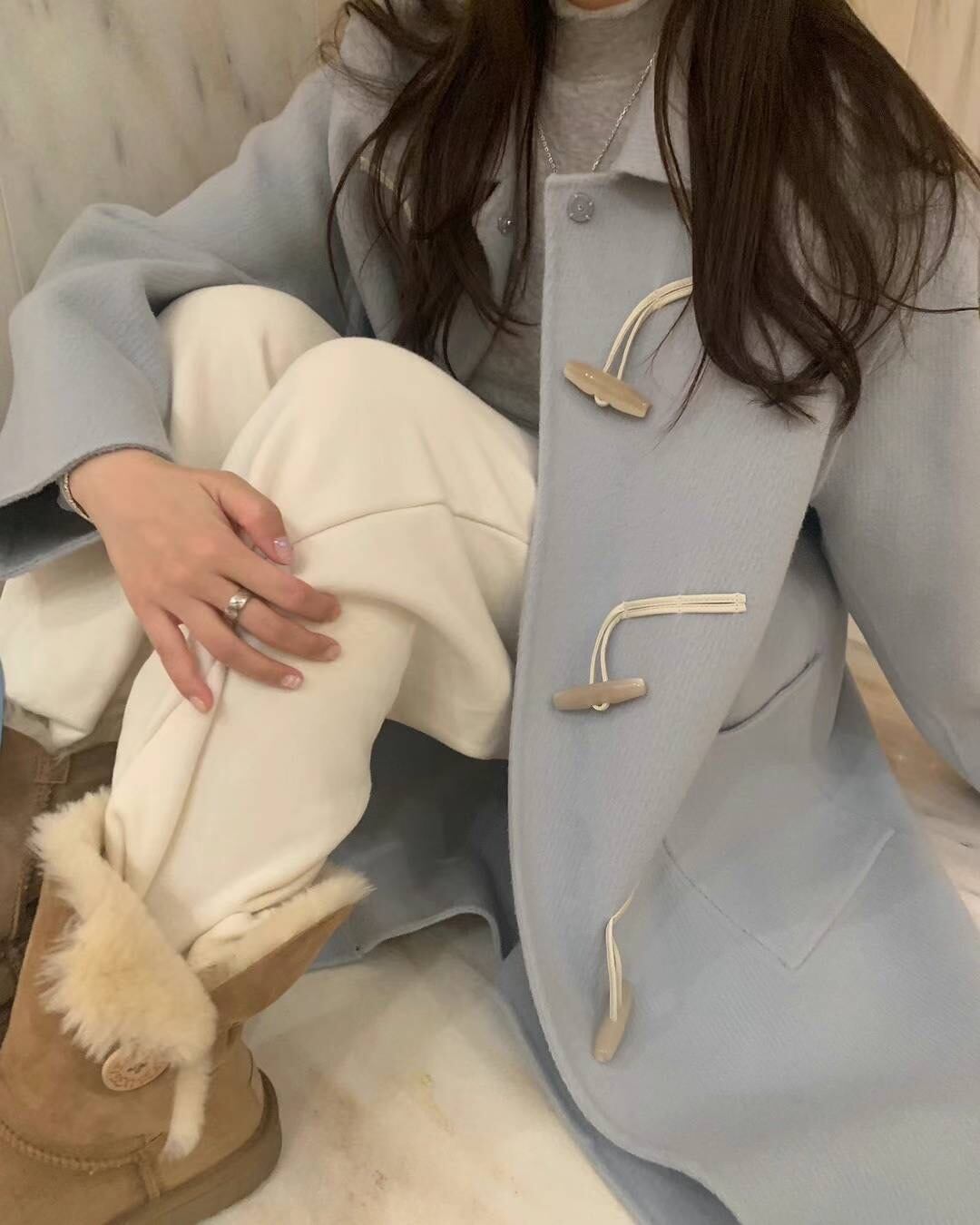 P.Y.T / collar toggle handmade coat