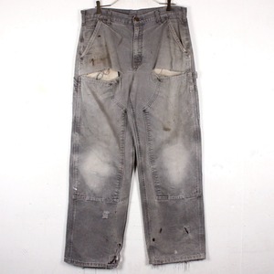 【Caka act2】"Carhartt" Beautiful Aging × Paint Custom Vintage Double Knee Duck Pants