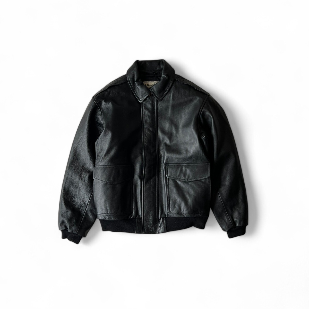 極上美品 80s L.L.Bean A-2 レザージャケット ビンテージ USA製 