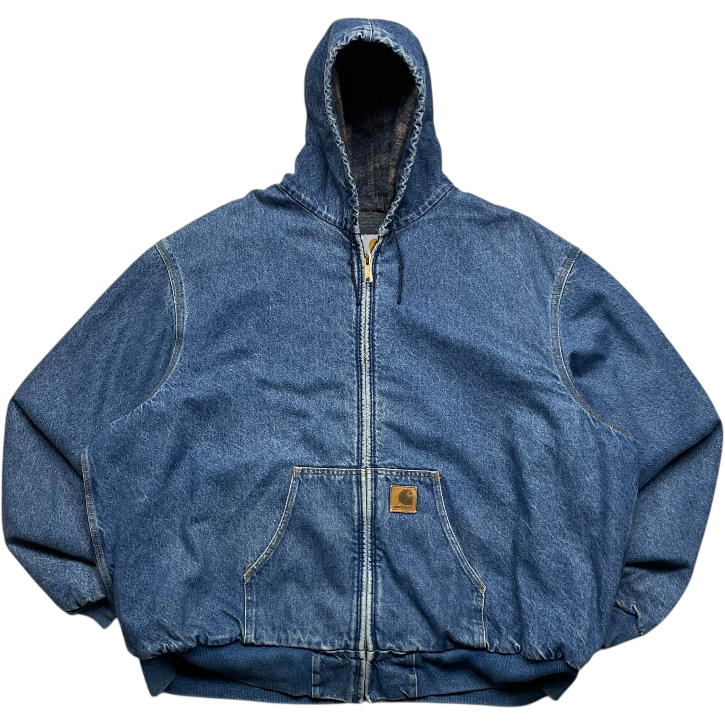 USA製 Carhartt カーハート アクティブジャケット(4XL)ブラック ダック
