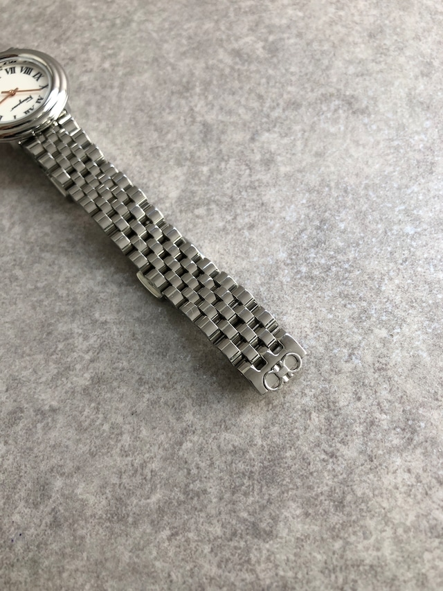 Salvatore Ferragamo サルヴァトーレ フェラガモ 腕時計 シルバー ローマ文字 ステンレススチール クォーツ SFMV00322 vintage ヴィンテージ オールド pdubvx
