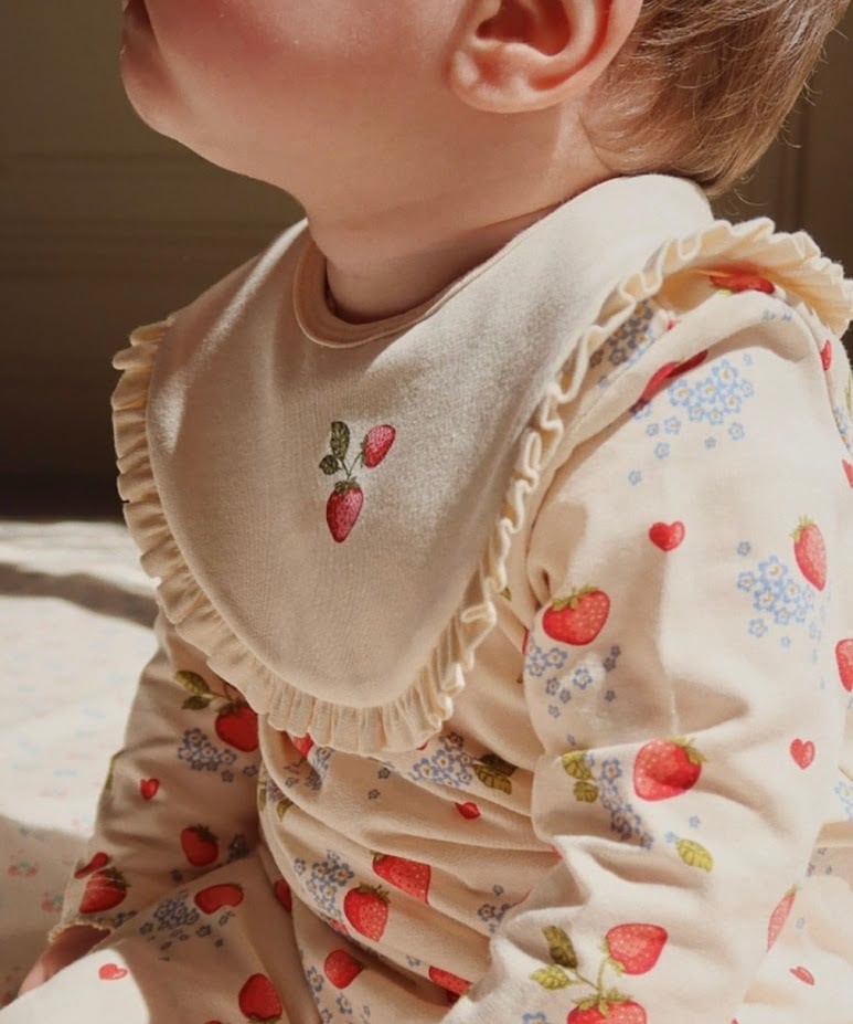 2カラー konges sloejd Konges Sløjd BASIC 2 PACK FRILL BIB
