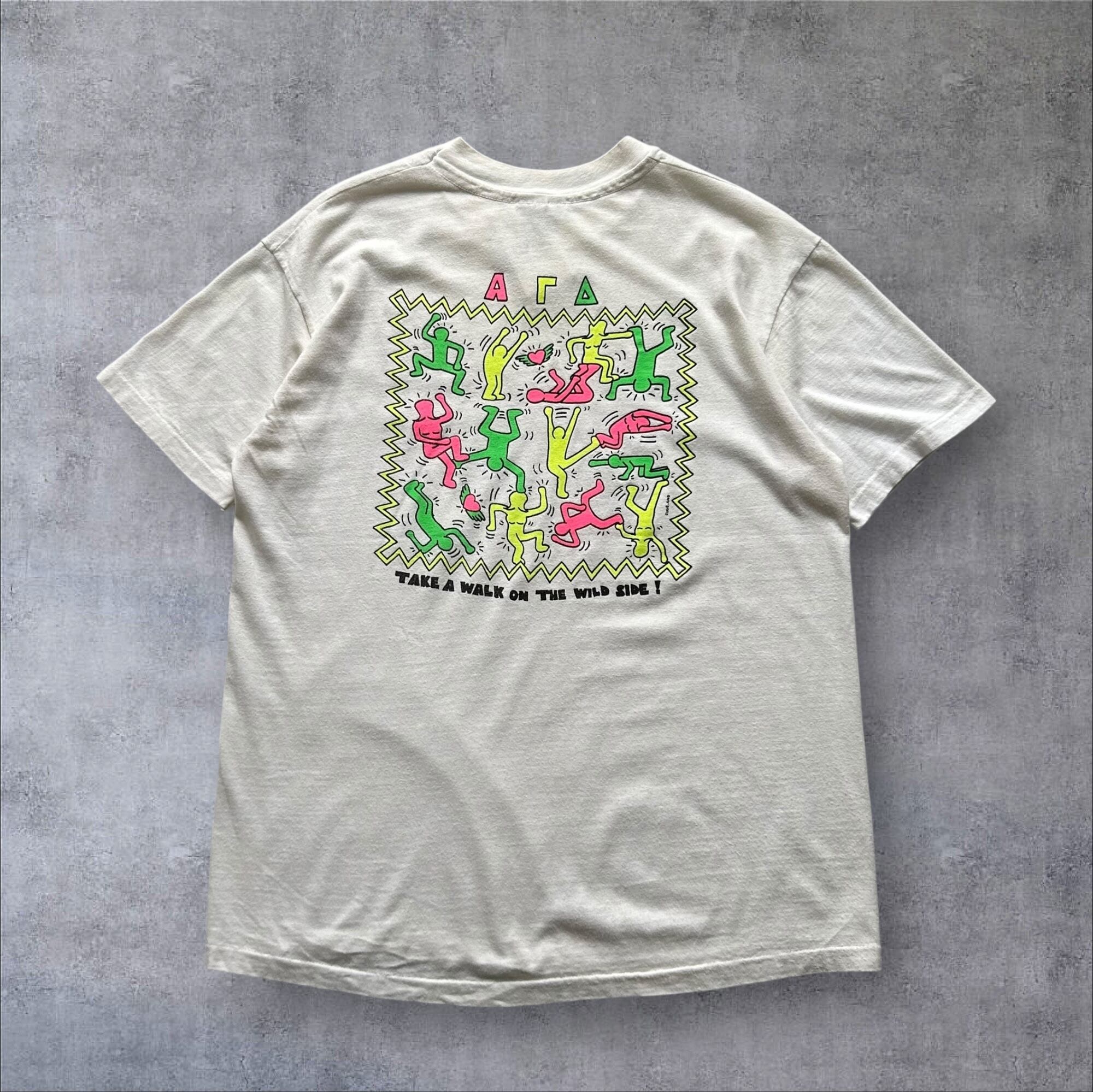 1989s UC BERKELEY "Keith Haring Parody" T-shirt【高円寺店】