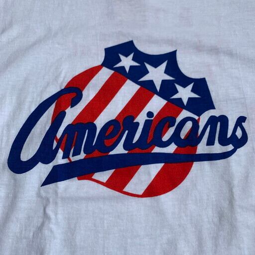 80's Champion チャンピオン トリコタグ 染み込み4段プリント Tシャツ