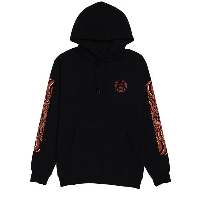 SPITFIRE /  Classic Swirl Overlay Sleeve Hoodie / S