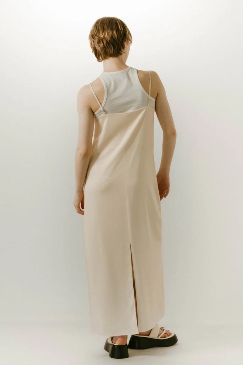 KnuthMarf(クヌースマーフ) flower print satin dress | サウス