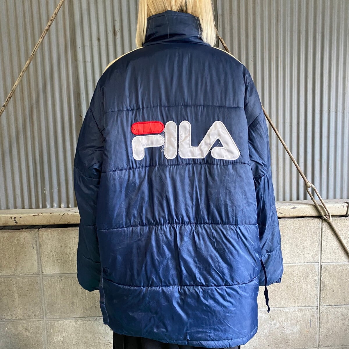 Fila フィラ リバーシブルジャケット ナイロンフリースジャケット サイズS