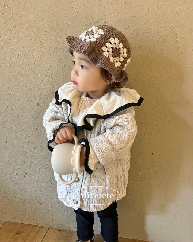 【取寄】バイカラーが大人かわいいピエロカラーブラウス