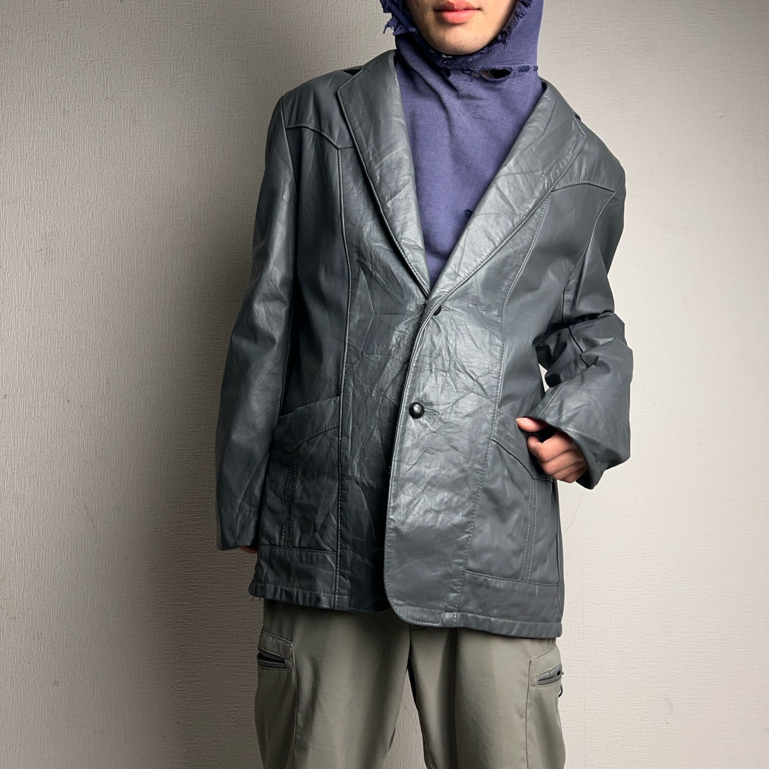 80's~90's Reed Sportswear Western Leather Jacket 80年代 90年代